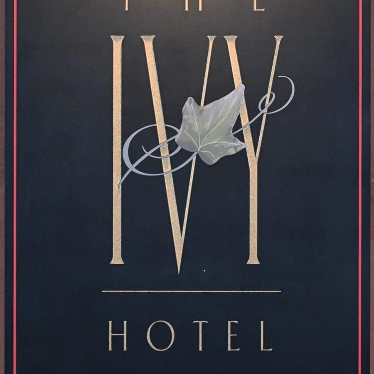 The Ivy Hotel signage - Baltimore MD