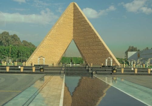 Unknown Solider Monument in Egypt - photographed by Travel Divas
